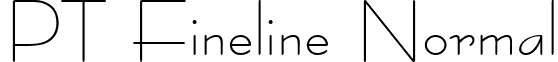 PT Fineline Normal font - ptfineline.ttf