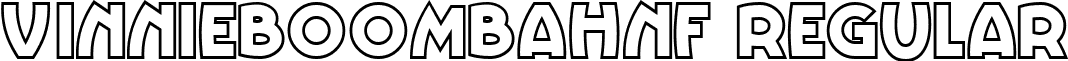 VinnieBoomBahNF Regular font - VINNBBN_.TTF