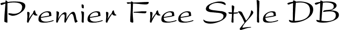 Premier Free Style DB font - premierfreestyledb.ttf