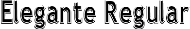 Elegante Regular font - Elegante-Regular.ttf