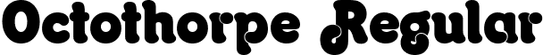 Octothorpe Regular font - octothorperegular.ttf