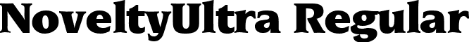 NoveltyUltra Regular font - noveltyultra-regular.ttf