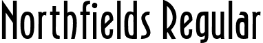 Northfields Regular font - northfields-regular.ttf