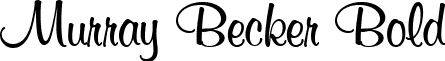 Murray Becker Bold font - murray_becker_bold.ttf