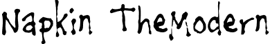 Napkin TheModern font - napkinthemodern.ttf