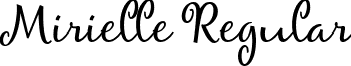 Mirielle Regular font - mirielle.ttf