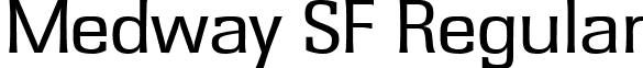 Medway SF Regular font - medwaysf.ttf