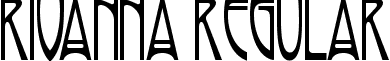 Rivanna Regular font - RIVANNA_.TTF