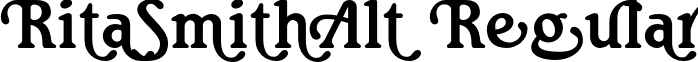 RitaSmithAlt Regular font - RitaSmithAlt.otf