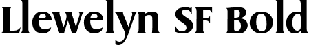 Llewelyn SF Bold font - llewelynsfbold.ttf