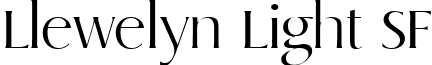 Llewelyn Light SF font - llewelynlightsf.ttf