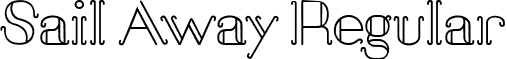 Sail Away Regular font - SailAway.ttf