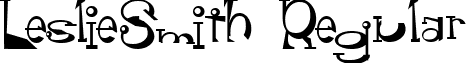 LeslieSmith Regular font - lesliesmith.ttf