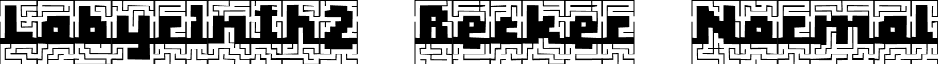 Labyrinth2 Becker Normal font - labyrinth2becker.ttf