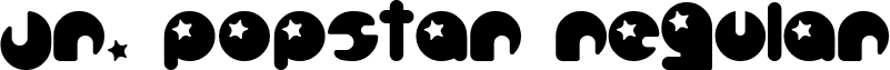 Jr. Popstar Regular font - jr.popstar.ttf