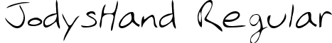 JodysHand Regular font - handwriting-markerjodyshand-regular.ttf