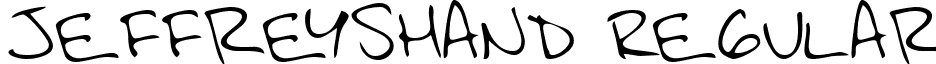 JeffreysHand Regular font - handwriting-markerjeffreyshand-regular.ttf