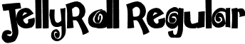 JellyRoll Regular font - jellyroll.ttf