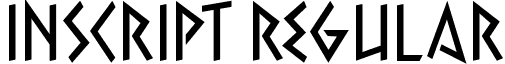 Inscript Regular font - inscript-regular.ttf