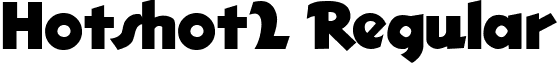 Hotshot2 Regular font - hotshot2.ttf