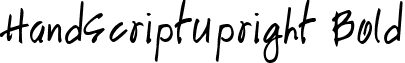 HandScriptUpright Bold font - handsub.ttf