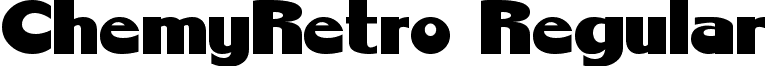 ChemyRetro Regular font - ChemyRetro_v01.ttf