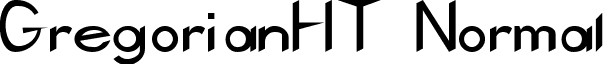 GregorianHT Normal font - gregorianhtnormal.ttf