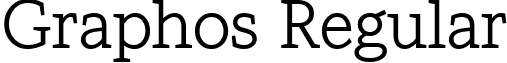 Graphos Regular font - graphos.ttf