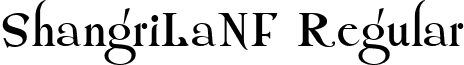 ShangriLaNF Regular font - SHANLN__.TTF