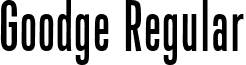 Goodge Regular font - goodge-regular.ttf