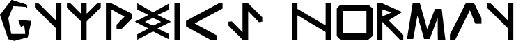 Glyphics normal font - glyphicsregular.ttf