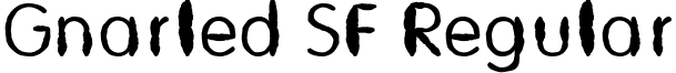 Gnarled SF Regular font - gnarledsf.ttf