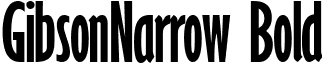 GibsonNarrow Bold font - gibsonnarrow-bold.ttf