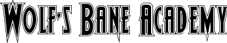 Wolf's Bane Academy font - wolfsbane2acad.ttf