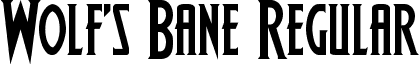 Wolf's Bane Regular font - wolfsbane2.ttf