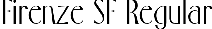 Firenze SF Regular font - firenzesf.ttf