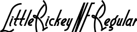 LittleRickeyNF Regular font - LITTRN__.TTF