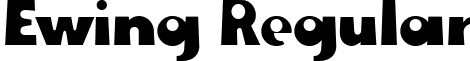 Ewing Regular font - ewingregular.ttf