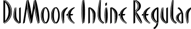 DuMoore Inline Regular font - dumooreinline.ttf