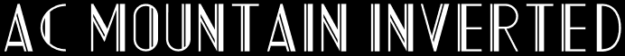 AC Mountain Inverted font - ACMountain-Inverted.otf