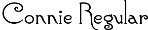Connie Regular font - Connie-Regular.ttf