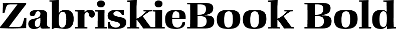 ZabriskieBook Bold font - zabriskiebook-bold.ttf