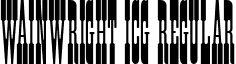 Wainwright ICG Regular font - wainwrighticg.ttf
