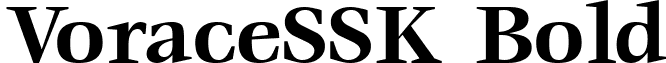 VoraceSSK Bold font - voracesskbold.ttf