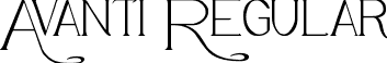 Avanti Regular font - Avanti Serif.ttf