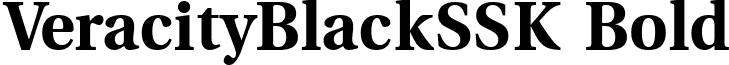 VeracityBlackSSK Bold font - veracityblacksskbold.ttf