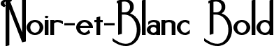 Noir-et-Blanc Bold font - N_E_B_B.TTF