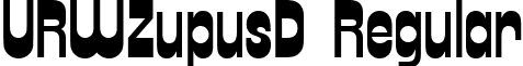 URWZupusD Regular font - urwzupusd.ttf