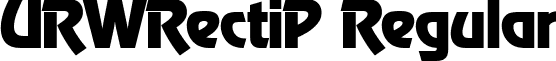 URWRectiP Regular font - urwrectip.ttf