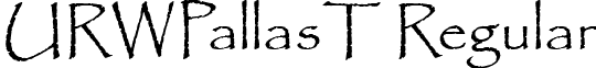 URWPallasT Regular font - urwpallast.ttf